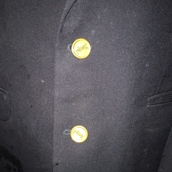 Vintage YSL wool suit jacket M - Picture 2 of 8